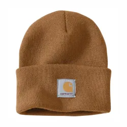 
                  CARHARTT Czapka zimowa Knit Cuffed beanie brązowa A18.BRN.S000